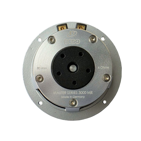 DEGO Master 3000 MR Głośniki średniotonowe o średnicy 80 mm. Impedancja 4 Ohm. Moc 40W RMS